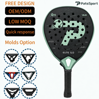 Raquette de padel OEM ODM d'usine, en fibre de carbone 24K, noyau en mousse EVA, légère, pour l'entraînement et la compétition