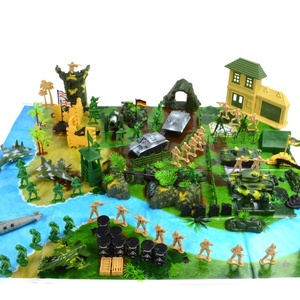 Vente en gros 130 pièces jouets militaires figurines d'action Mini jouet armée hommes ensemble de jeu - Product Image 6