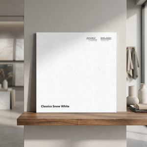 New Arrival Modern Design Polished Glazed Vitrified Tiles60 X 60 CM Classico Snow White Floor Tile for Home Porcelain Tiles - Product Image 3