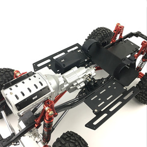 KYX 1/10 Xe Điều Khiển Từ Xa Bánh Xích Điều Khiển Từ Xa Cân Bằng Nhôm Điều Khiển Từ Xa Động Cơ <span class=keywords><strong>V8</strong></span> Hộp Số Truyền 2 Tốc Độ Cho Axial SCX10 II 90046 - Product Image 4