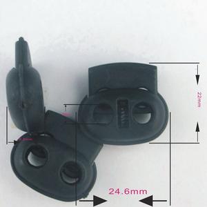 प्लेटिंग तकनीक के साथ पोम प्लास्टिक लोचदार कॉर्ड लॉक स्टॉपर - Product Image 2