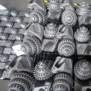 لقمة حفر ثلاثية المخروط للصخور الصلبة، أداة حفر آبار مصنعة بالطرق، لقمة بأسنان مدمجة - Product Image 4