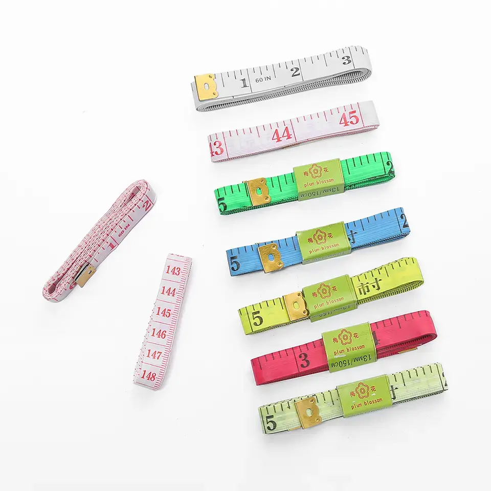 Cheap 150CM PVC Material Sewing Machine Body Measuring Tape Cloth Sewing Ruler 60 Inches Measuring Tape