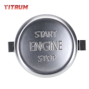YITRUM Push Button <b>Switch</b> 19G959839 Round Head Non Illuminated <b>12V</b> For Volkswagen VW Vehicles Start Engine Stop - Product Image 1