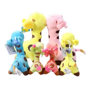 Hot Selling Wholesale Cute Giraffe Plush Toy Soft Stuffed Animal Doll Children's Day Birthday Gift Claw Dolls Cheap Toys