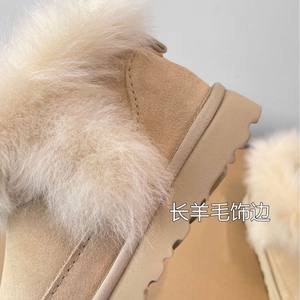 Botas de Nieve de Moda para Mujer, Estilo Haute Couture, Punta Redonda, Forro Grueso de Lana, Térmicas, Ligeras y Cálidas - Product Image 4