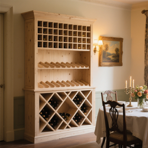 Exhibidor <span class=keywords><strong>de</strong></span> Botellas <span class=keywords><strong>de</strong></span> Vino <span class=keywords><strong>de</strong></span> Madera Multifuncional, Ahorrador <span class=keywords><strong>de</strong></span> Espacio, <span class=keywords><strong>de</strong></span> Lujo y Personalizado, para Tienda <span class=keywords><strong>de</strong></span> Vinos, <span class=keywords><strong>Club</strong></span> o Bodega - Product Image 1