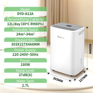 Deye <span class=keywords><strong>deshumidificador</strong></span> purificador de aire con <span class=keywords><strong>ionizador</strong></span> integrado WiFi inteligente de 12L, <span class=keywords><strong>deshumidificador</strong></span> portátil para el hogar - Product Image 5