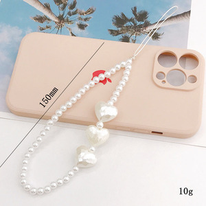 <span class=keywords><strong>Perle</strong></span> Téléphone Chaîne Petite Fleur <span class=keywords><strong>Pendentif</strong></span> Sangle Téléphone Cas Perlé Suspendu Ornement Arc Porte-clés Téléphone Accessoires En Gros - Product Image 6