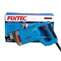 FIXTEC Tragbarer 800W Elektrischer Betonrüttler 4200 U/min Hochfrequenz-Handrüttelgerät für Bauarbeiten