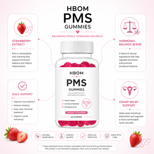 เยลลี่ OEM PMS สำหรับปรับสมดุลฮอร์โมน บรรเทาอาการปวดประจำเดือน ช่วยลดอาการอารมณ์แปรปรวน ท้องอืด ปวดเกร็ง และสิวจากฮอร์โมน - Product Image 4