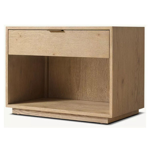 Mesa de Noche Cerrada MONTECITO, Muebles Modernos de Lujo, Mesita de Noche Cerrada para Dormitorio con Cajón - Product Image 5