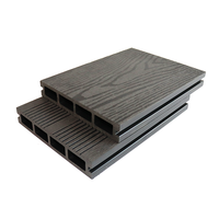 Revêtement de terrasse en WPC co-extrudé résistant à la pluie et antidérapant, revêtement de sol en stratifié bois-plastique, revêtement de terrasse en composite bois gaufré