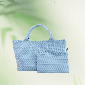 <span class=keywords><strong>Sac</strong></span> fourre-tout en néoprène tissé sur mesure <span class=keywords><strong>de</strong></span> grande taille pour femmes, <span class=keywords><strong>sac</strong></span> à main <span class=keywords><strong>de</strong></span> <span class=keywords><strong>luxe</strong></span> pour la <span class=keywords><strong>plage</strong></span> d'été, <span class=keywords><strong>sac</strong></span> à main décontracté léger, sacs à bandoulière - Product Image 3