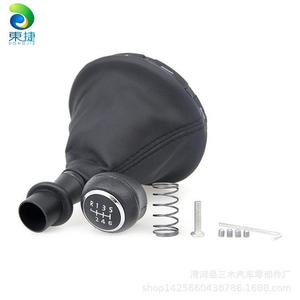 Dongjie Car <b>Gear</b> <b>Knob</b> Leather Shift Boot T5 Manual Transmission Black Ergonomic Design - Product Image 2