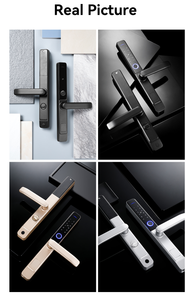 Tuya Thông Minh Kỹ thuật số Keyless nhập hệ thống khóa vân tay <span class=keywords><strong>b</strong></span>ị hỏng cầu nhôm khóa cho nhà khách sạn cho Brass Gỗ mật khẩu mã - Product Image 6