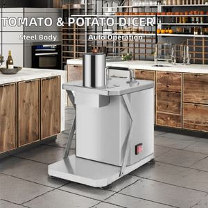 Commercial Electric Fruit and <b>Vegetable</b> <b>Cutter</b> Automatic 220V Motor for Apple Onion Apple Processing Plant Use - Product Image 2