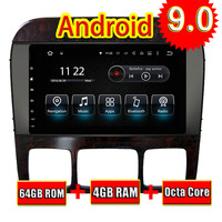 Sistema de Radio para coche Android 10 de 7 pulgadas para Mercedes Benz Clase S W220 1998-2005 pantalla Gps REPRODUCTOR DE DVD para coche Carplay