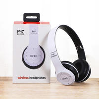 Auriculares Inalámbricos Over-ear P47 a Precio de Fábrica, Mini Auriculares Intrauditivos TWS, Auriculares Deportivos para Correr y Jugar para Teléfonos