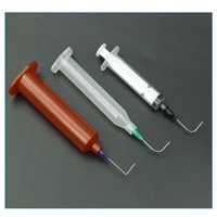 JAPI Aiguille à injection pré-courbée à 90 degrés, 1,5 pouce, 14-27G, avec embout Luer Lock, en acier, à pointe émoussée, pour colle et distribution, pour injection et découpe