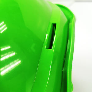 그린 ABS 플라스틱 소재 유전 산업 안전 헬멧 커스텀 로고 만들기 공사 토목 하드 모자 - Product Image 5