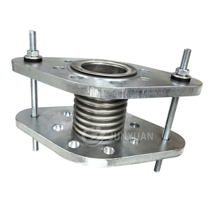 Junta de Expansión de Goma de Doble Esfera <span class=keywords><strong>PN</strong></span> 10/16, Conector Flexible de Hierro Tipo Unión, Junta de Expansión Roscada de 50 mm, Zincada - Product Image 6