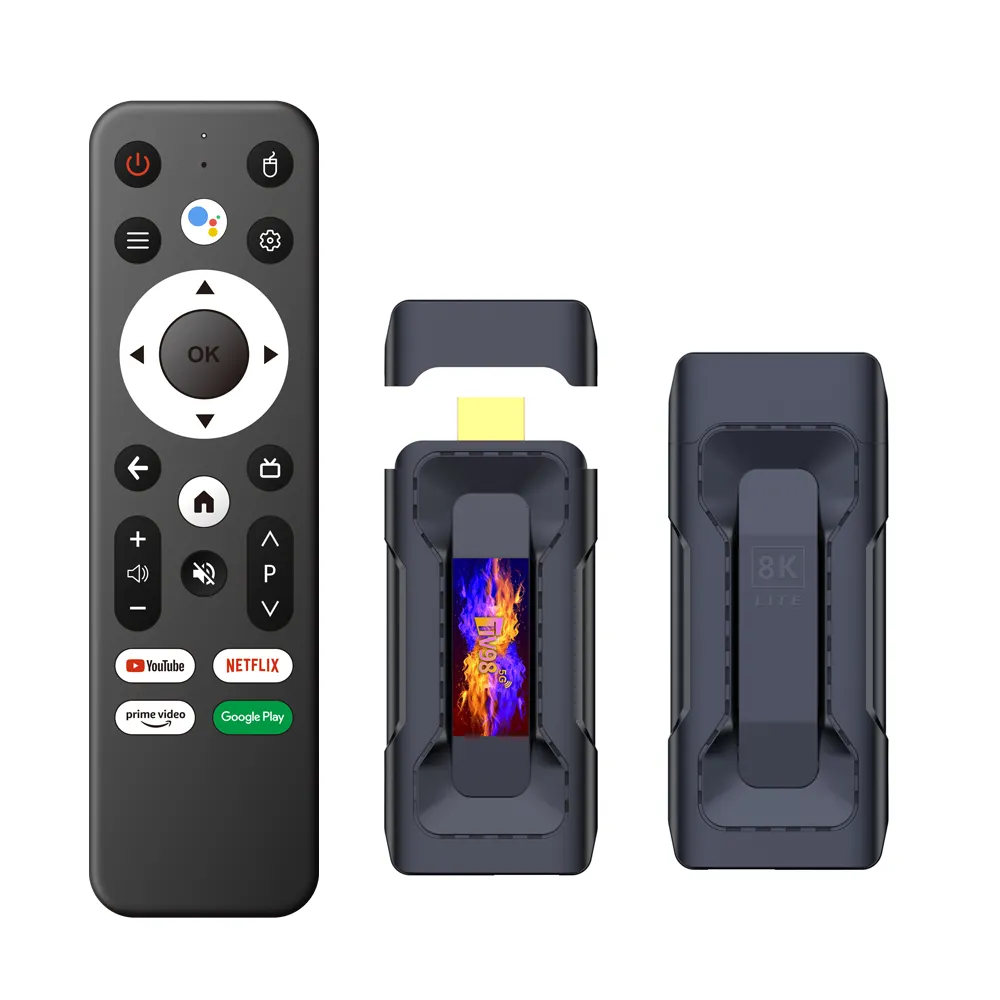 Venta al por mayor TV98 RK3528 Stick tecnología inteligente HD tvstick Android 13 TV dongle rockchip 4K 8Kandroid TV stick con control remoto