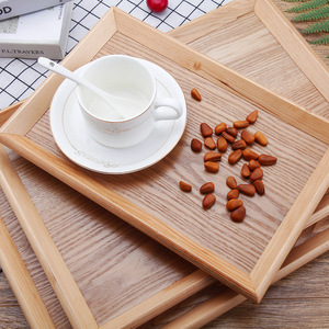 <b>Wooden</b> Serving Tray 40x30cm 36x27cm 30x20cm For Home Use With <b>Wooden</b> Pattern - Product Image 4