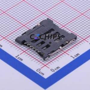 SMO-1545 SIM Card Connector SMD Connector Flip Cover Type Micro SIM Card Card Holder 1.8mm - Product Image 2
