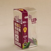 Boîte d'emballage en PVC PET avec lumière LED imprimée sur mesure Matériaux recyclés écologiques Échantillon gratuit inclus