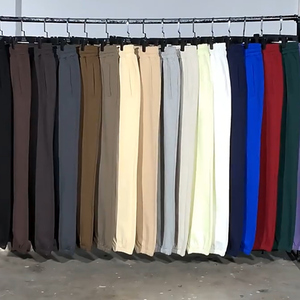 OEM 380 GSM Terry hip hop Jogger trống Heavyweight pháp Terry bán buôn biểu tượng tùy chỉnh pháp Terry Sweatpants - Product Image 1