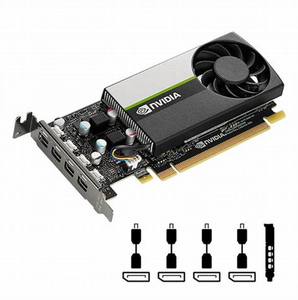 Cartes graphiques pour ordinateurs de jeu GPU <span class=keywords><strong>T600</strong></span> Nvi Dia 4G DDR5 pour station de travail - Product Image 2