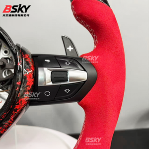 Pour BMW voiture rénovation intérieure rouge forgé carbone daim Lenkrad Fit 1234567 série F10 F30 E90 E89 F08 F18 F22 F31 F34 G30 F26 - Product Image 5