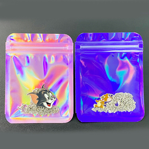 7.5x12cm Laser Internal Printing Yin-Yang Bag Factory Wholesale Colorful Foil Jewelry Sealing Pocket - Product Image 6