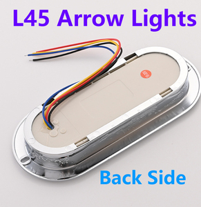 Xu Hướng <span class=keywords><strong>2025</strong></span> Hot Bán Năng Động Dòng Chảy L45 6 Inch Hình Bầu Dục Màu Đỏ Hổ Phách <span class=keywords><strong>LED</strong></span> Đuôi Đánh Dấu Mũi Tên Ánh Sáng Cho Xe Tải Trailer Phía Sau Đèn Para Camiones - Product Image 6