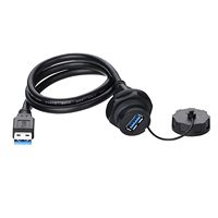 Conector de Datos de Alta Velocidad Cnlinko YU-USB3.0 de 5 Gbps, Interfaz USB Circular IP67, Stock Original de Fábrica para Automatización Industrial