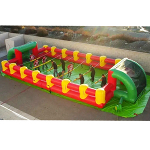 Giant Inflatable Human Foosball Table Sport Games Inflatable Football Pitch Outdoor Indoor Inflatable Soap Football <strong>Field</strong> - Product Image 3