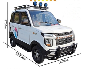 Veicolo Elettrico a 4 Ruote con Guida a Destra, Mini Jeep Elettrica a Bassa Velocità per Adulti, Tipo RHD 1500W con 5 Posti Pieghevoli - Product Image 1