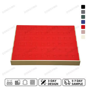 Plateau de rangement personnalisable pour bijoux (colliers, bracelets, boucles d'oreilles et bagues) pour présentoirs de magasin - Vente en gros - Product Image 2