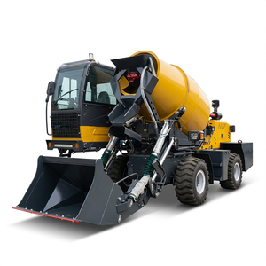 Bétonnière à alimentation automatique, petite, 2 mètres cubes, bétonnière mobile auto-chargeante - Product Image 1