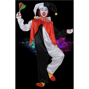Disfraz <span class=keywords><strong>de</strong></span> Halloween <span class=keywords><strong>de</strong></span> payaso unisex <span class=keywords><strong>de</strong></span> poliéster, el más vendido en stock, para adultos, inspirado en películas y series <span class=keywords><strong>de</strong></span> TV, conjunto <span class=keywords><strong>de</strong></span> chaleco y capa para cosplay. - Product Image 1