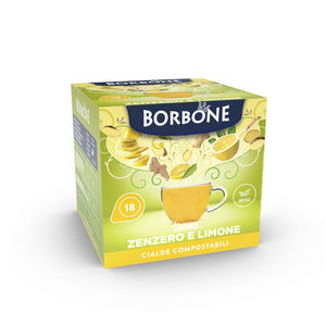 18 Capsule di Tè alle Erbe al Ginger e Limone BORBONE 0,14g/capsula Capsule di Caffè Specialità e K-Cups - Product Image 1