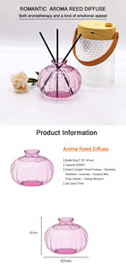 방 향기로운 스프레이 다른 색 호박 꽃 새싹 유리 병 리드 디퓨저 사용자 정의 향기 고급 디퓨저 리드 - Product Image 4