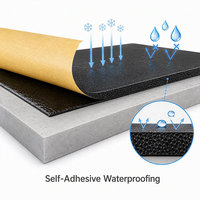 Feuille d'isolation en mousse de caoutchouc PVC NBR, écologique, flexible, en rouleau, pour applications HVAC, conduits, murs, toitures et bâtiments