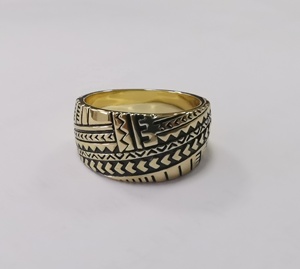 Kunden spezifischer böhmischer Stammes-oxidierter hawaiiani scher polynesi scher samoa nischer Ehering - Product Image 5