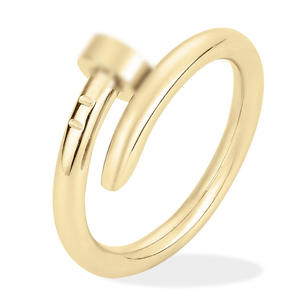 Anello Personalizzato in Acciaio al Titanio di Lusso Leggero Placcato Oro Rosa Gioielli Raffinati alla Moda per Donne - Product Image 6