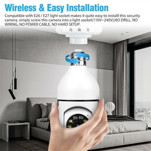 1080P 2MP Tầm Nhìn Ban Đêm Wifi CCTV An Ninh Máy Ảnh 5G Không Dây Tự Động Theo Dõi 360 Độ Pan-Tilt Ánh Sáng Wifi Bóng Đèn Đám Mây SD Lưu Trữ - Product Image 5