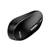 KAKUSIGA Mouse nirkabel 2.4G, Mouse nirkabel 1200DPI, klik senyap ergonomis, penerima USB untuk PC Laptop