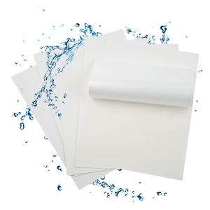 Papel de Etiquetas Autoadhesivas Impermeables de 8.5"x11" Brillante/Mate, Etiquetas de <span class=keywords><strong>Vinilo</strong></span> A4 Personalizadas <span class=keywords><strong>en</strong></span> <span class=keywords><strong>Blanco</strong></span> para Impresoras de Inyección de Tinta y Códigos de Barras - Product Image 1