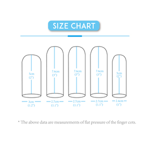 Natuurlijk Wit Touchscreen Katoenen Vingerbedjes Met Elastische Verschillende Maten Voor Handen Duimbescherming Tegen Slijtage Eczeem - Product Image 6
